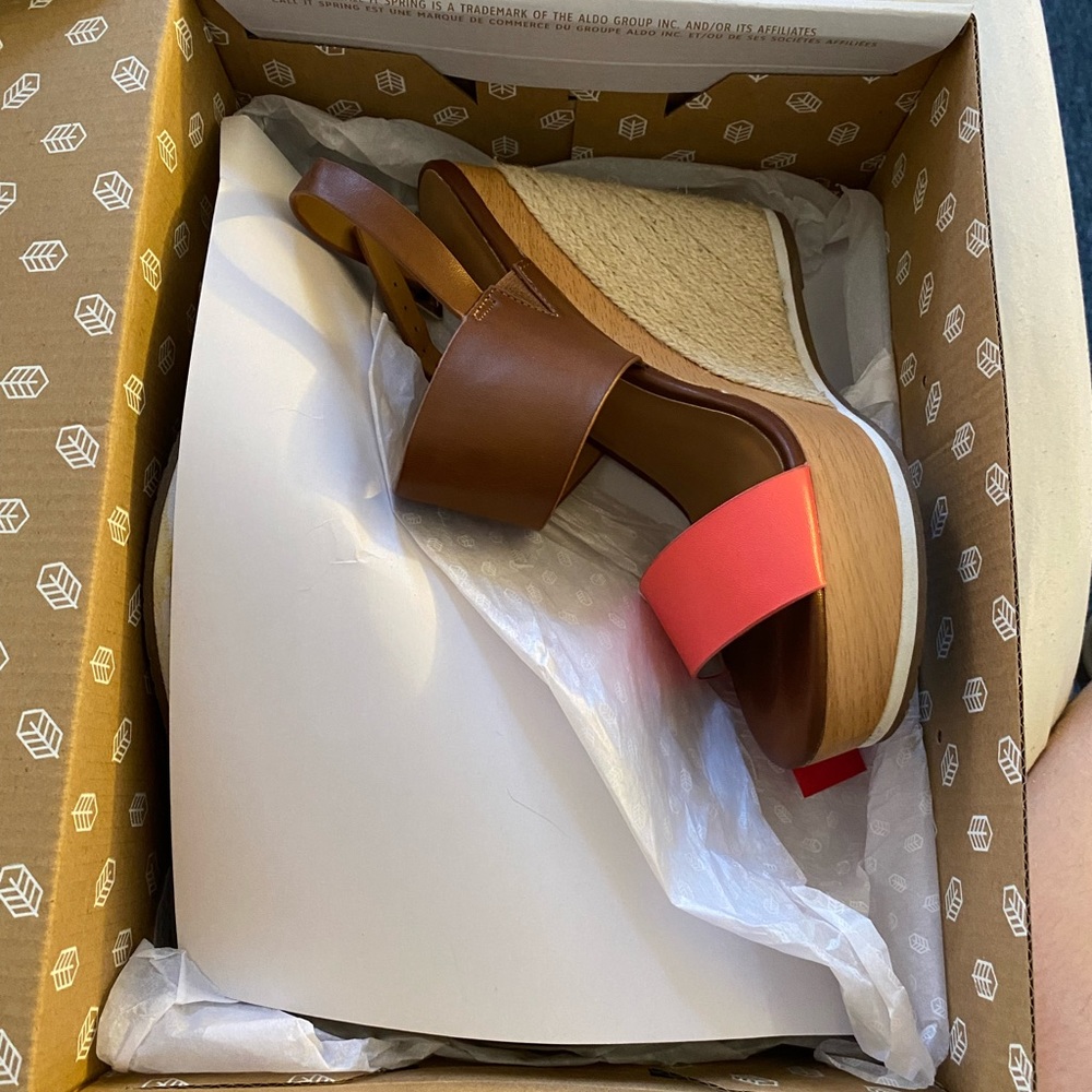 Wedge Heels and matching Purse